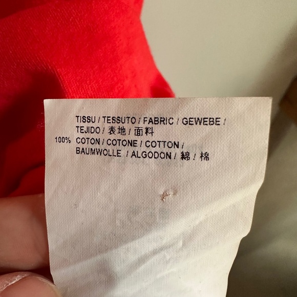 Saint Laurent Orange Short Sleeve Tee - Picture 6 of 6